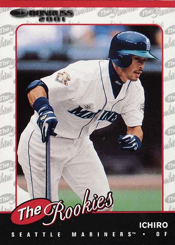 2001 Donruss Rookies Ichiro Suzuki #R104 Baseball Card