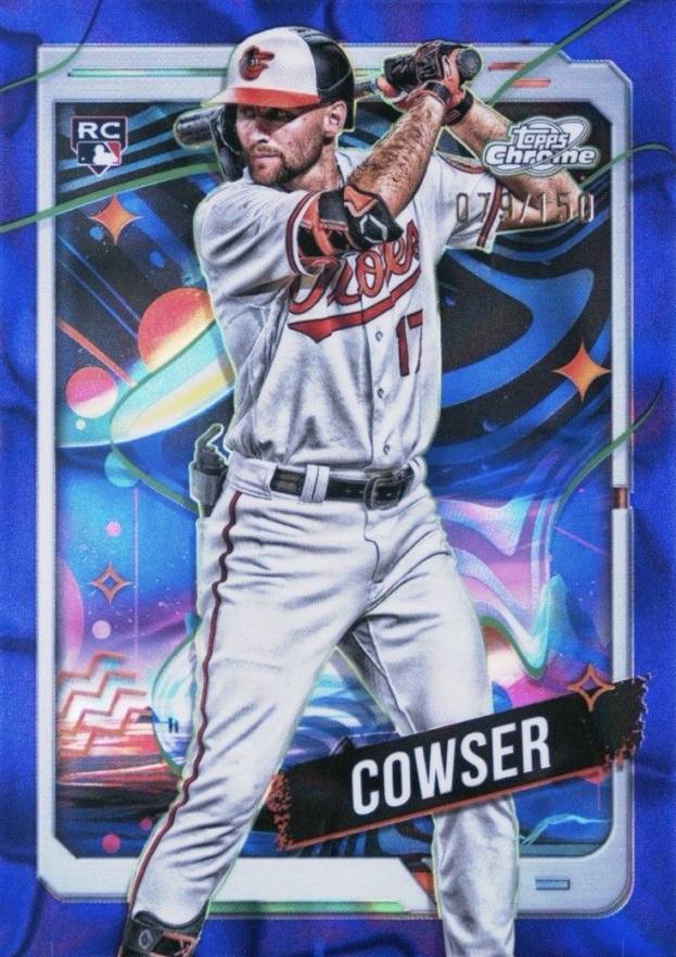 2024 Topps Chrome Cosmic Colton Cowser #17 Baseball Card