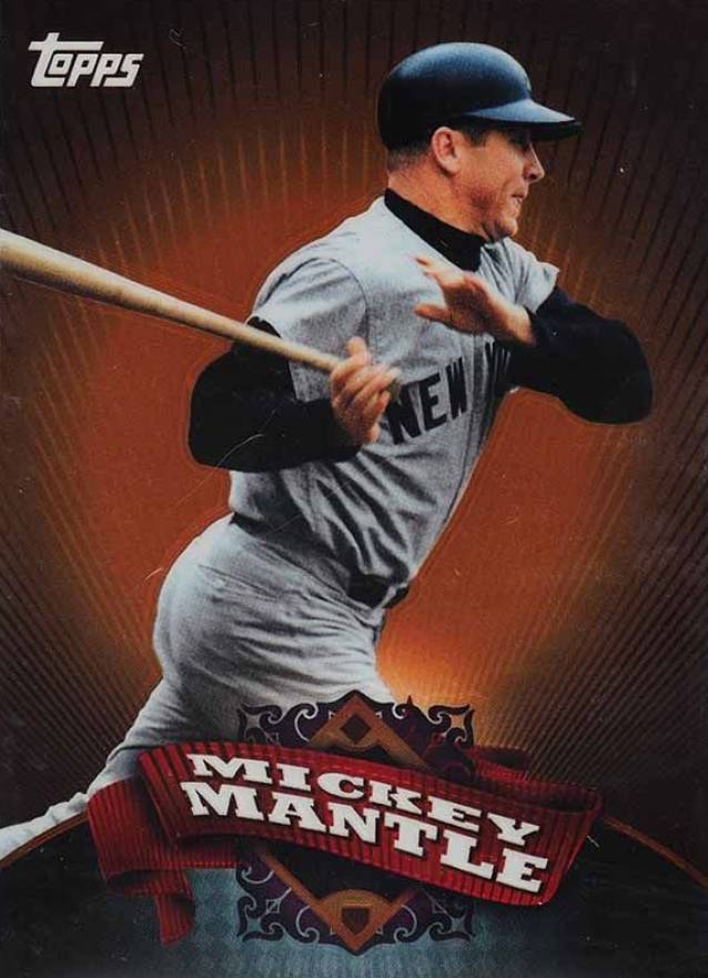 2010 Topps Chrome Target Exclusive Mickey Mantle #BC-4 Baseball Card