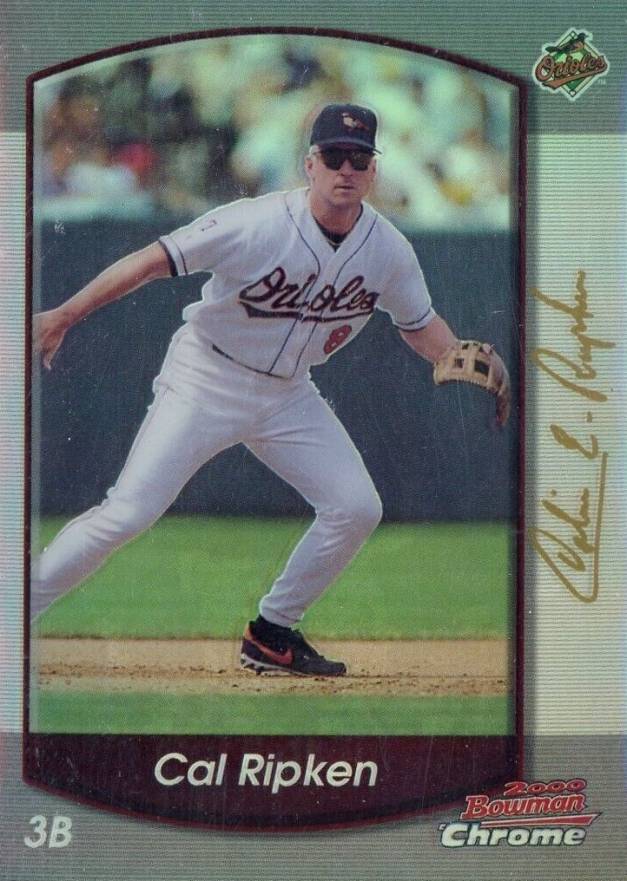 2000 Bowman Chrome Cal Ripken Jr. #105 Baseball Card