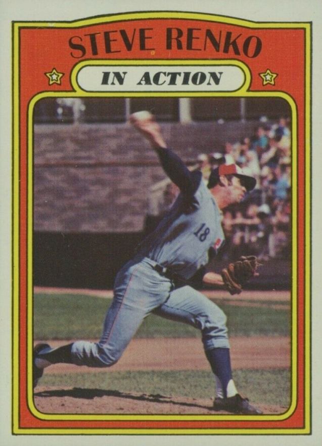 1972 Topps Steve Renko #308 Baseball Card