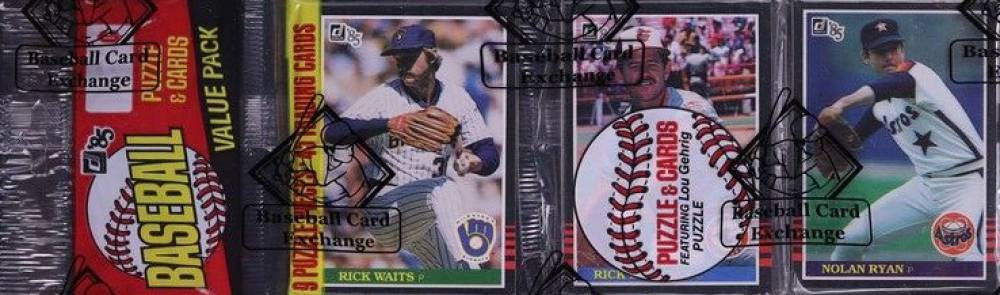 1985 Donruss Rack Pack #RP Baseball Card