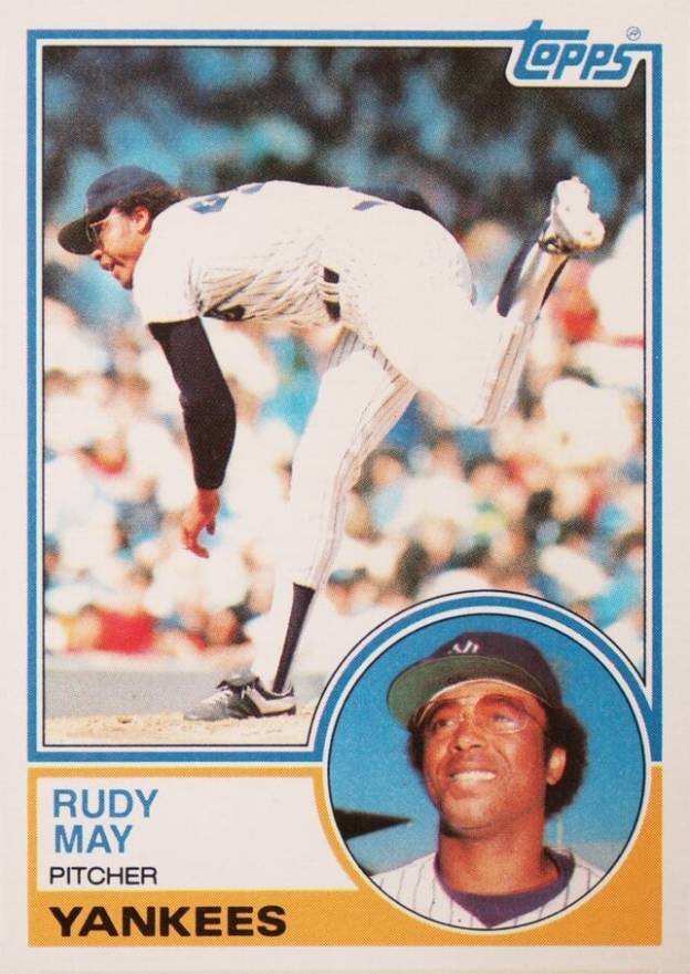 1983 Topps Rudy May #408 Baseball Card