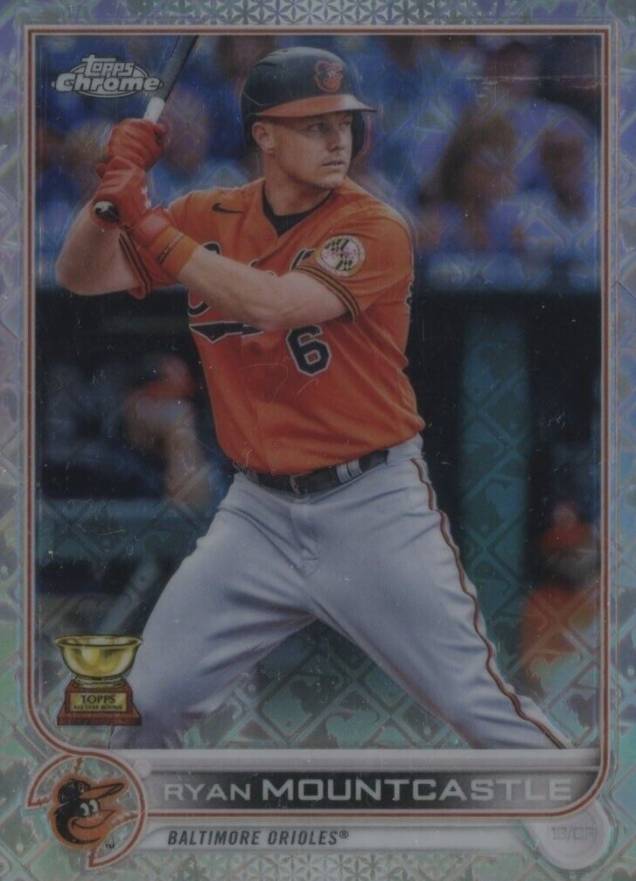 2022 Topps Chrome Logofractor Edition Ryan Mountcastle #41 Baseball Card