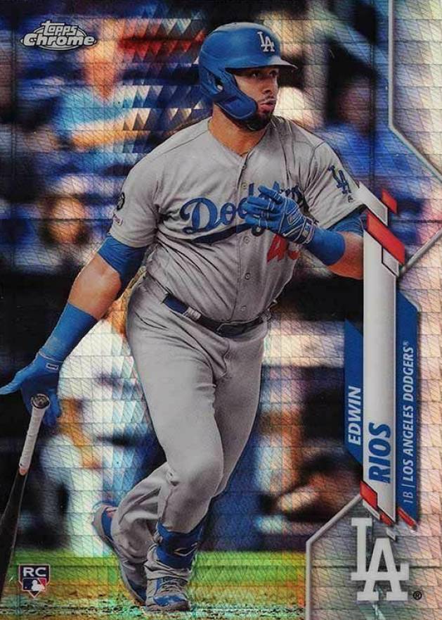 2020 Topps Chrome Edwin Rios #95 Baseball Card