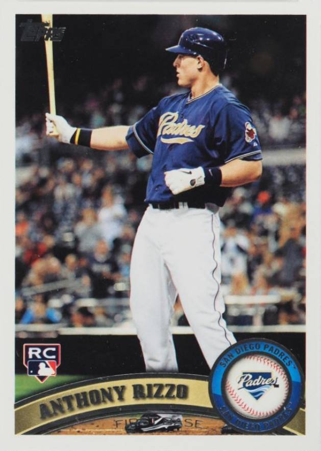2011 Topps Update Anthony Rizzo #US55 Baseball Card