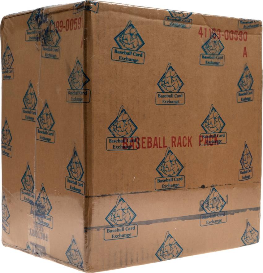 1989 Fleer Rack Pack Box Case #RPBC Baseball Card