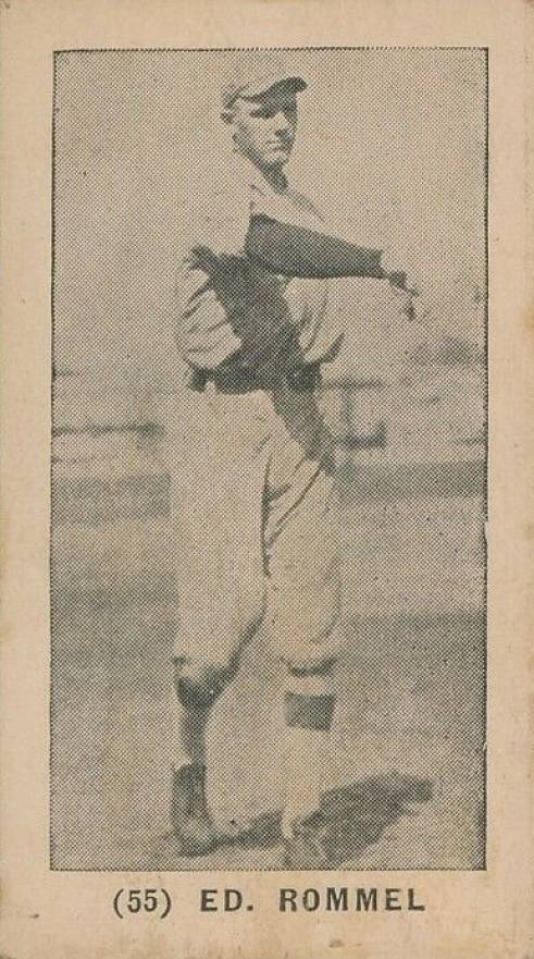 1928 Tharp's Ice Cream Ed Rommel #55 Baseball Card