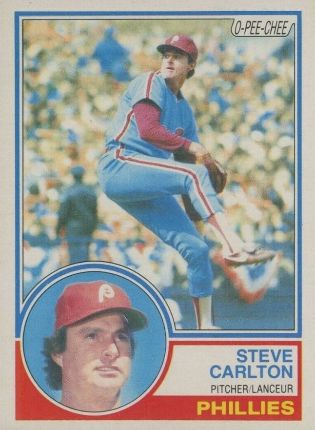 1983 O-Pee-Chee Steve Carlton #70 Baseball Card