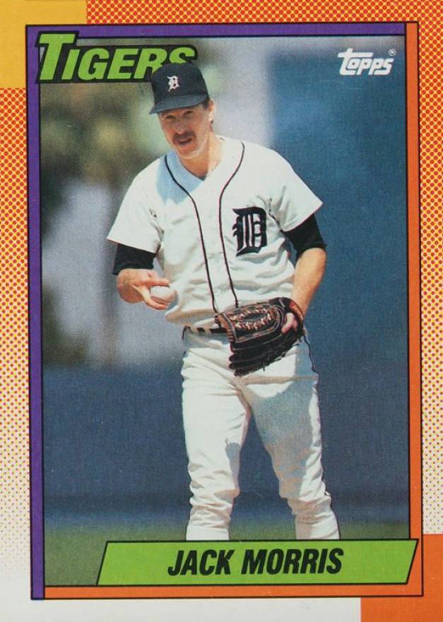 1990 Topps Jack Morris #555 Baseball Card
