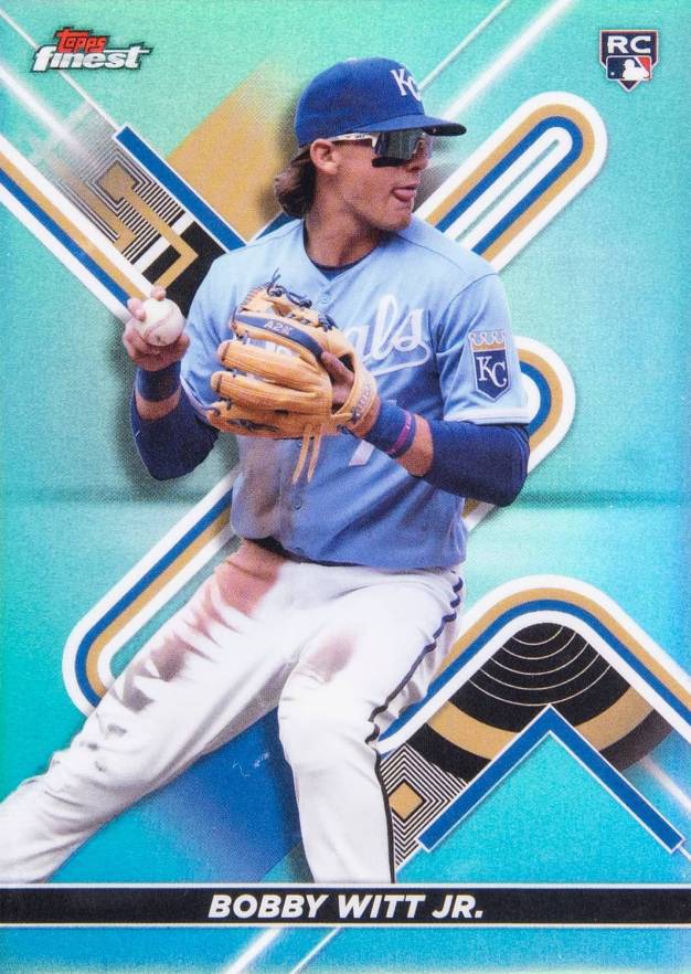 2022 Topps Finest Bobby Witt Jr. #62 Baseball Card