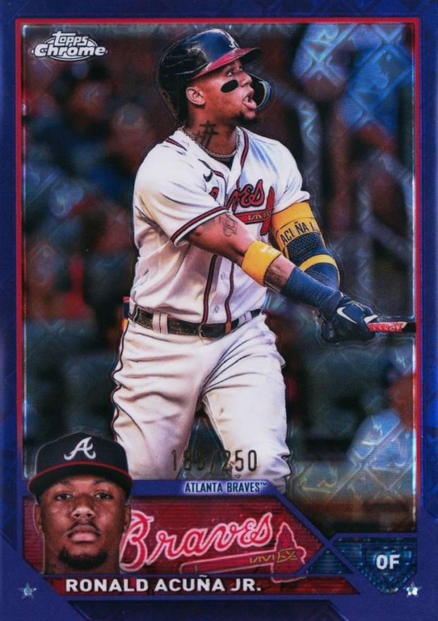 2023 Topps Chrome Logofractor Edition Ronald Acuna Jr. #39 Baseball Card