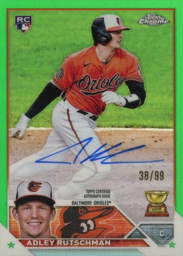 2023 Topps Chrome Rookie Autograph Adley Rutschman #RAAR Baseball Card