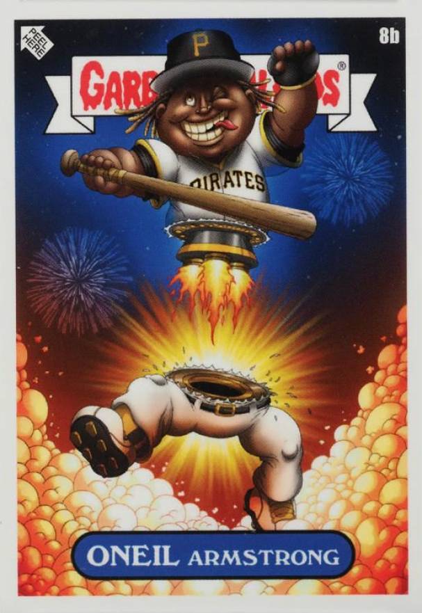 2022 Topps Garbage Pail Kids GPK X MLB Series 2 Alex Pardee Oneil Armstrong #8b Baseball Card
