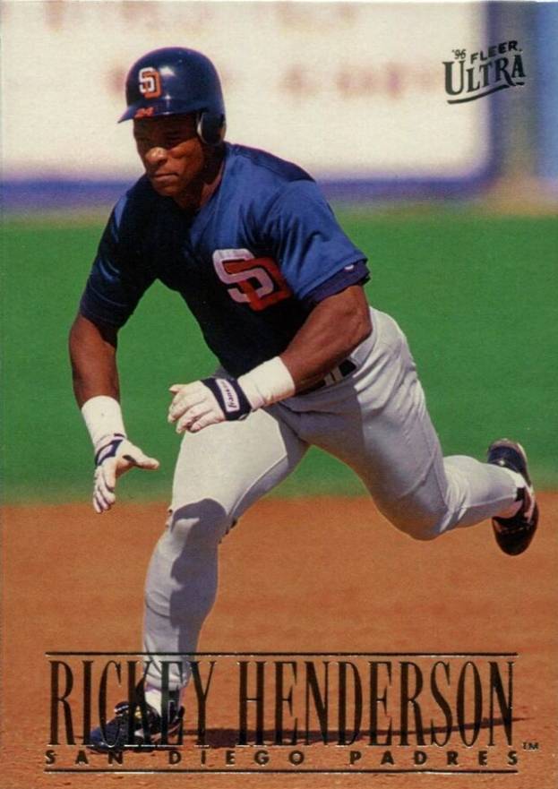 1996 Ultra Rickey Henderson #558 Baseball Card