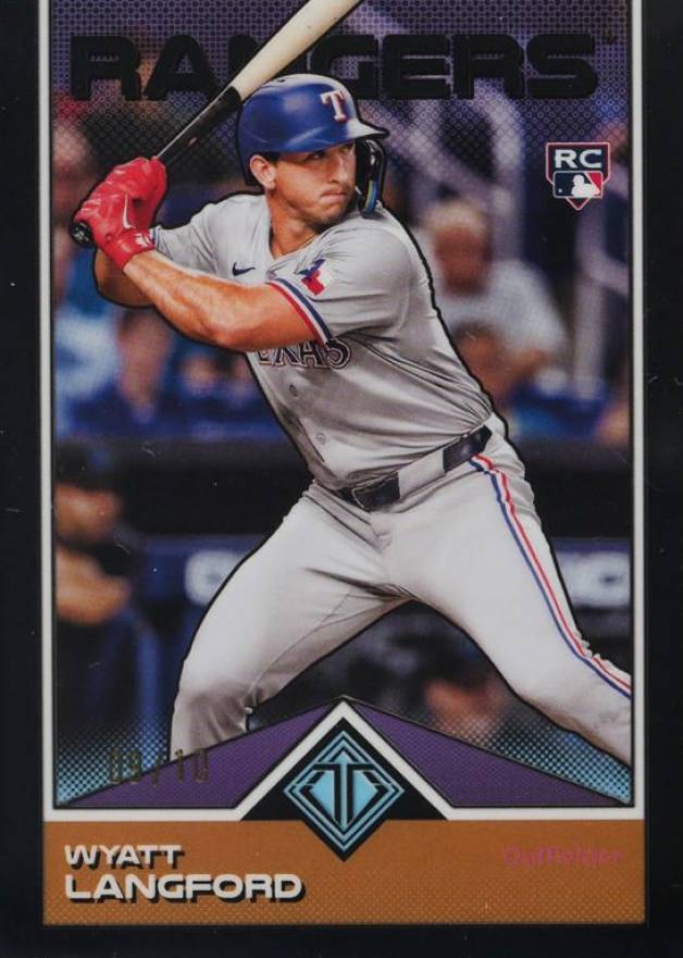 2024 Topps Transcendent Collection Transcendent Icons Chrome Wyatt Langford #59 Baseball Card