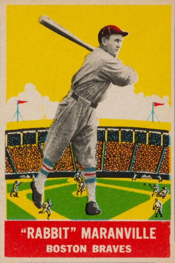 1933 DeLong Rabbit Maranville #13 Baseball Card