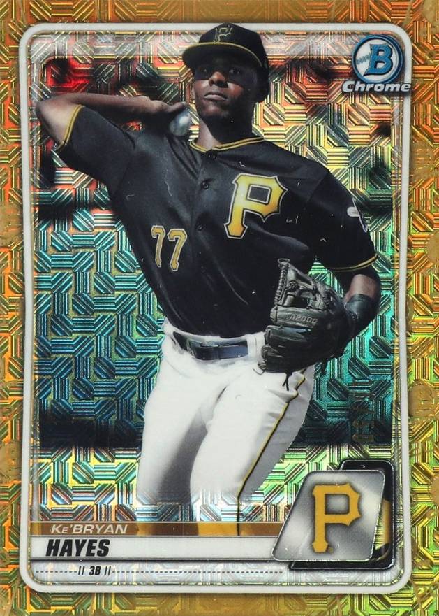 2020 Bowman Chrome Mega Box KE'Bryan Hayes #BCP67 Baseball Card