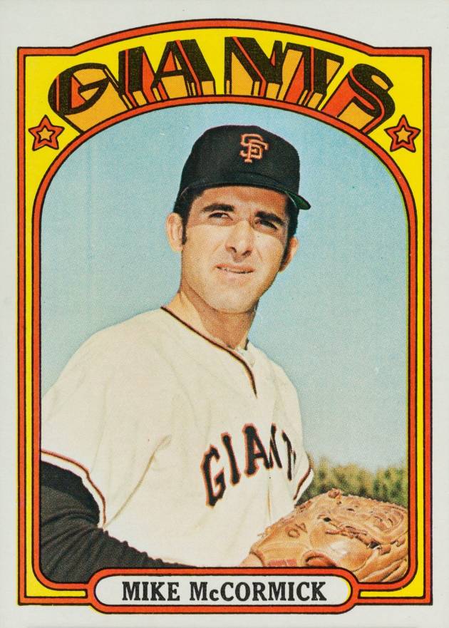 1972 Topps Mike McCormick #682 Baseball Card