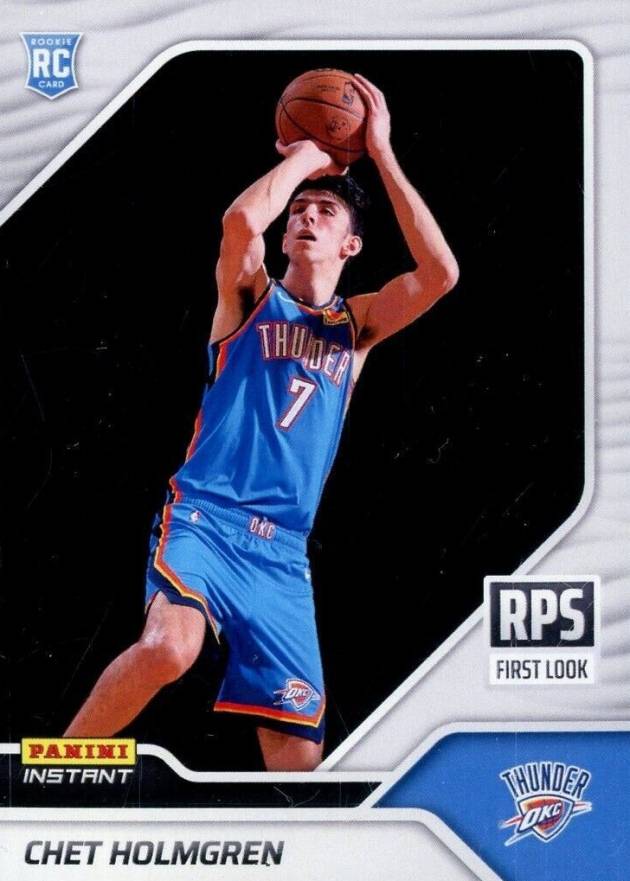 2022 Panini Instant RPS First Look Chet Holmgren #RPS-2 Basketball Card