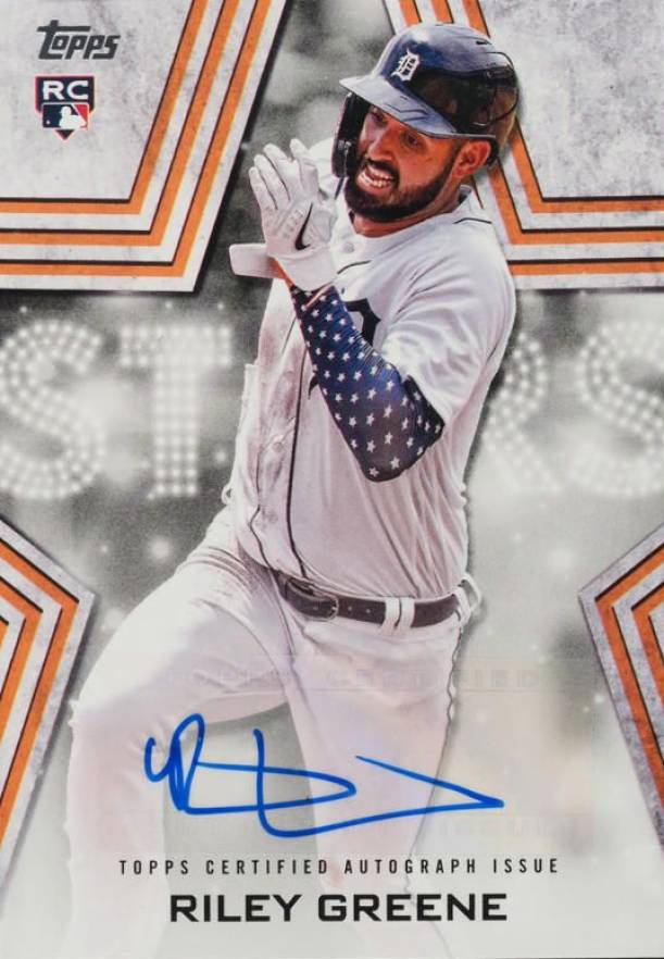 2023 Topps Baseball Stars Autographs Riley Greene #BSARG Baseball Card