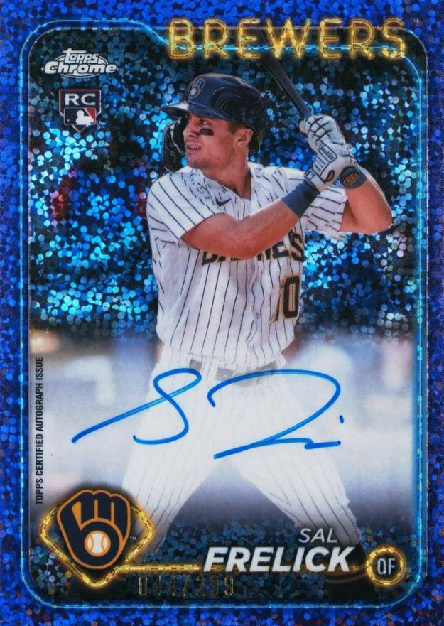 2024 Topps Chrome Rookie Autographs Sal Frelick #RASF Baseball Card