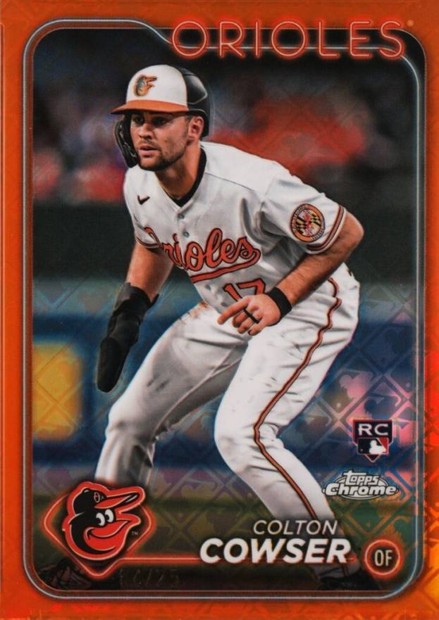 2024 Topps Chrome Logofractor Edition Colton Cowser #278 Baseball Card
