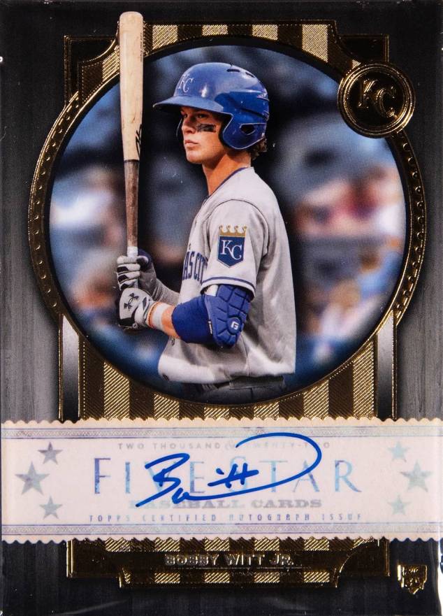 2022 Topps Five Star Autographs Bobby Witt Jr. #FSABW Baseball Card