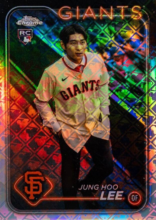 2024 Topps Chrome Logofractor Edition Jung-Hoo Lee #201 Baseball Card