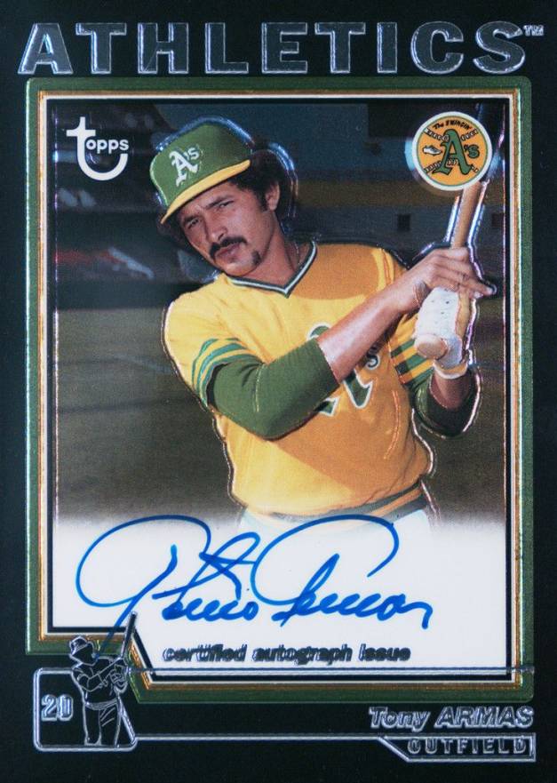 2004 Topps Retired Signature Signature Edition Autograph Tony Armas #TA-TA Baseball Card