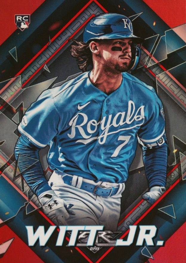 2022 Topps Fire Bobby Witt Jr. #198 Baseball Card