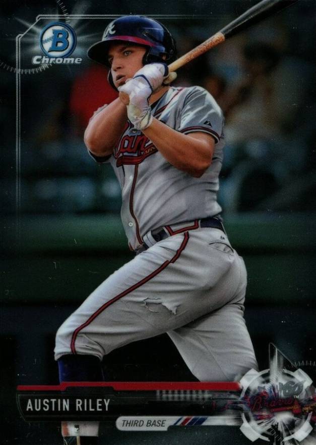 2017 Bowman Chrome Prospects Austin Riley #BCP161 Baseball Card