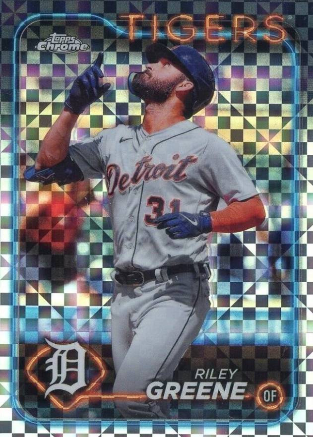 2024 Topps Chrome Riley Greene #101 Baseball Card