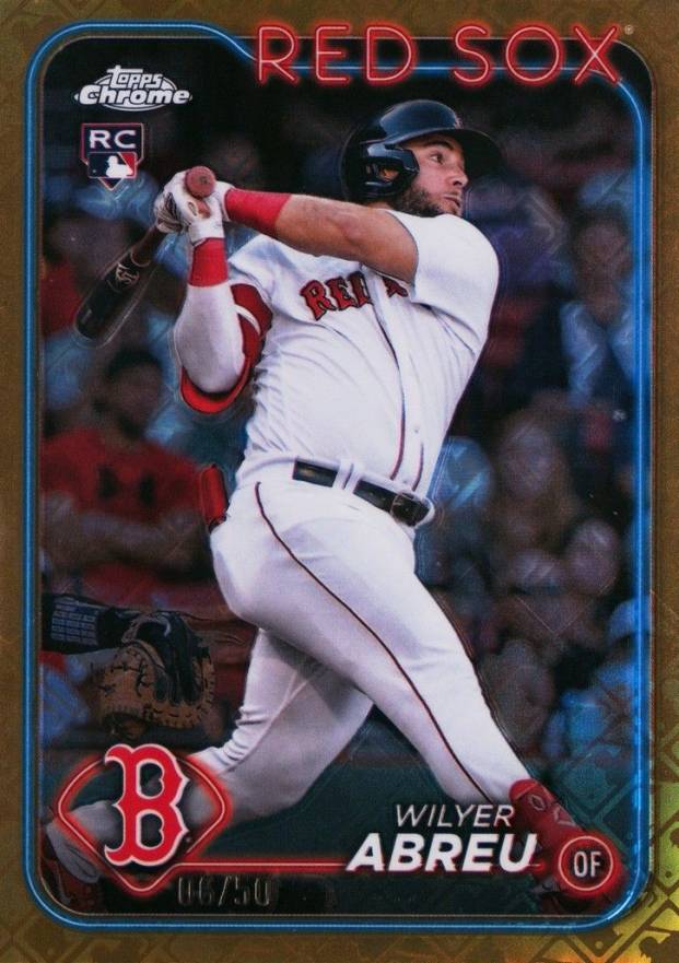 2024 Topps Chrome Logofractor Edition Wilyer Abreu #165 Baseball Card