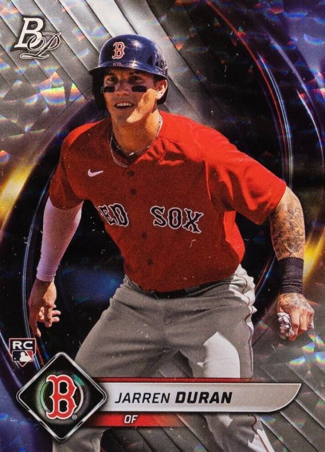 2022 Bowman Platinum Jarren Duran #27 Baseball Card