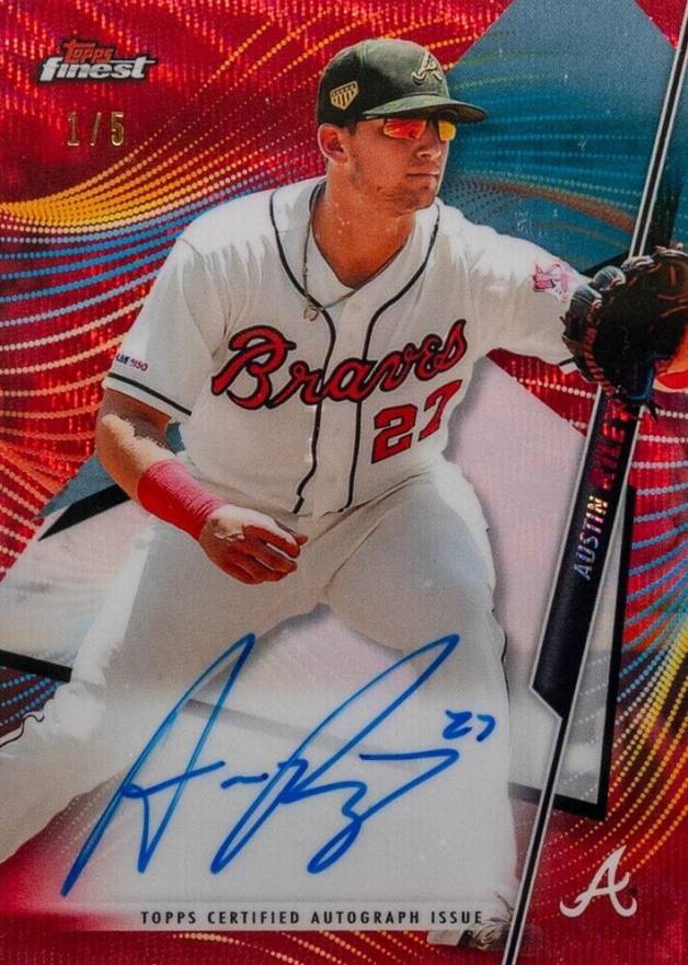 2020 Finest Autographs Austin Riley #FAAR Baseball Card