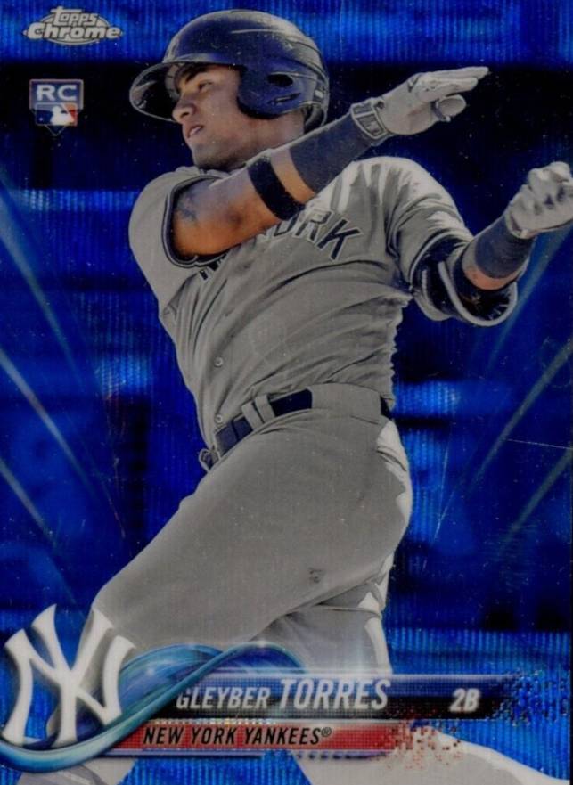 2018 Topps Chrome Gleyber Torres #31 Baseball Card