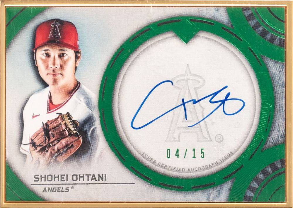 2022 Topps Transcendent Collection Autographs Shohei Ohtani #SO Baseball Card