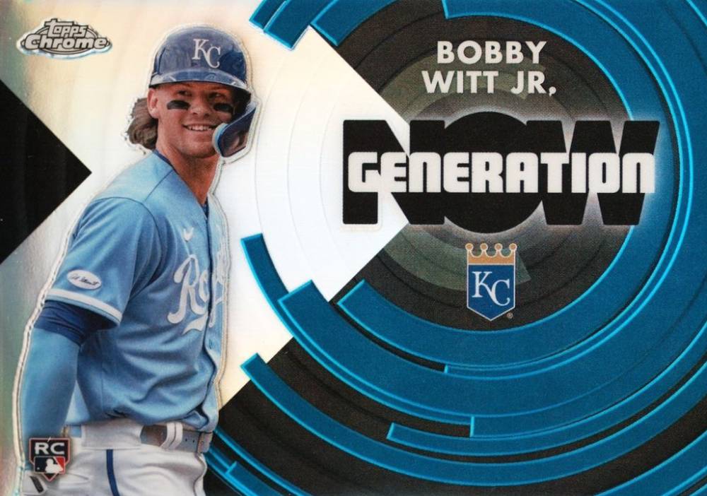 2022 Topps Chrome Update Generation Now Bobby Witt Jr. #GNC23 Baseball Card