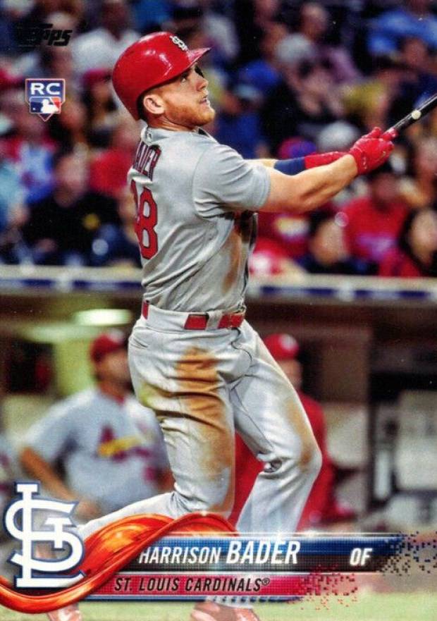 2018 Topps Harrison Bader #21 Baseball Card