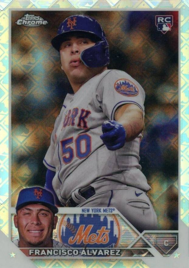 2023 Topps Chrome Logofractor Edition Francisco Alvarez #203 Baseball Card