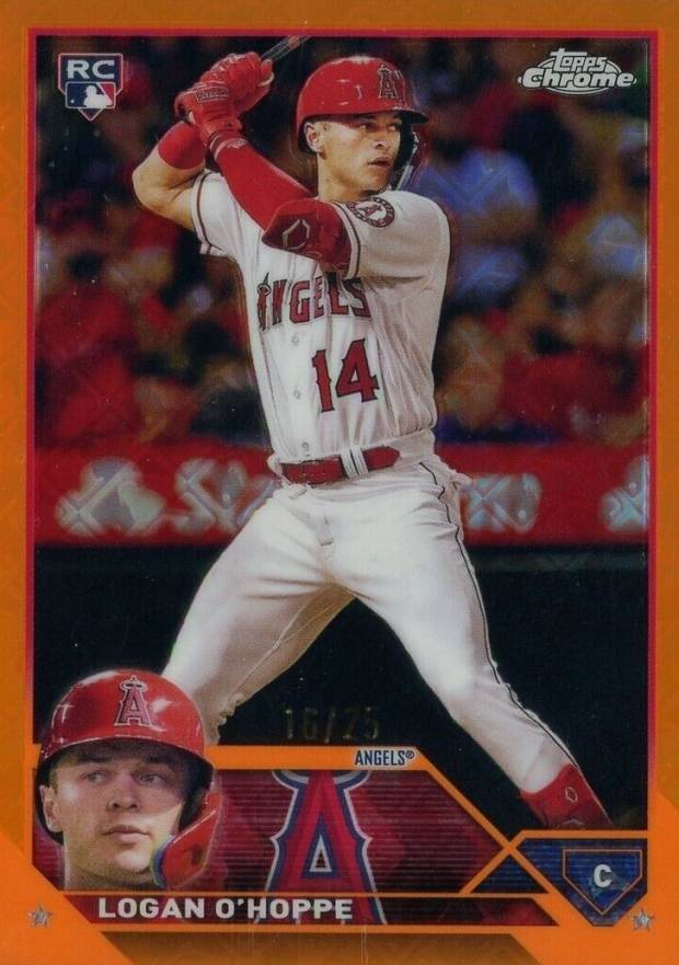 2023 Topps Chrome Logofractor Edition Logan O'Hoppe #188 Baseball Card
