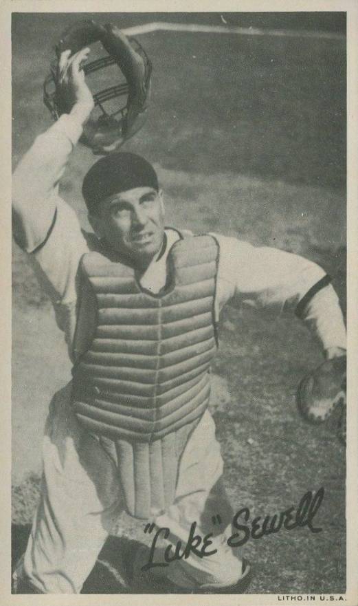 1936 Goudey Premiums-Type 1-Wide Pen Luke Sewell # Baseball Card