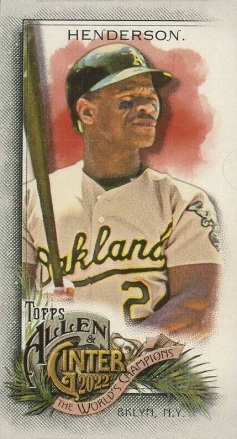 2022 Topps Allen & Ginter Rickey Henderson #12 Baseball Card