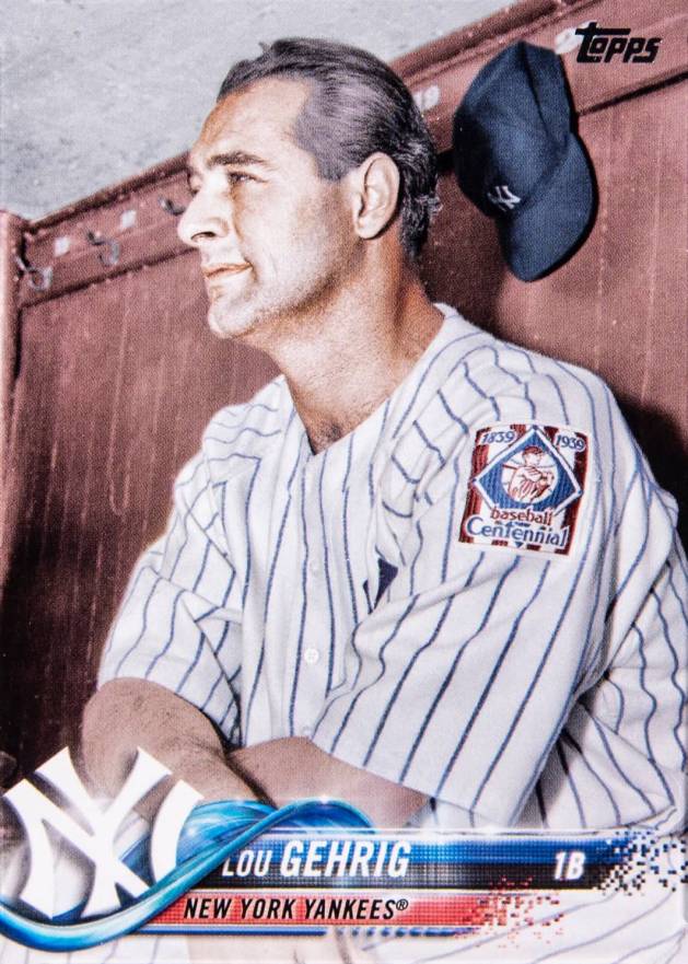2018 Topps Update Lou Gehrig #US200 Baseball Card