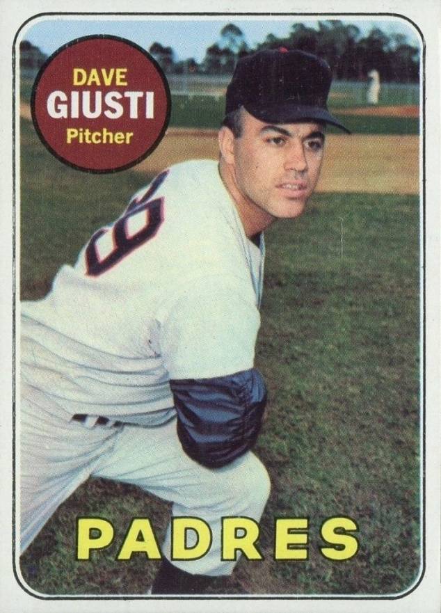 1969 Topps Dave Giusti #98 Baseball Card