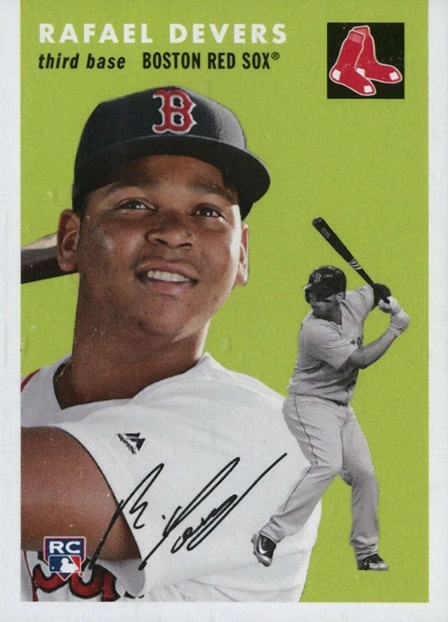 2018 Topps Throwback Thursday Rafael Devers #261 Baseball Card