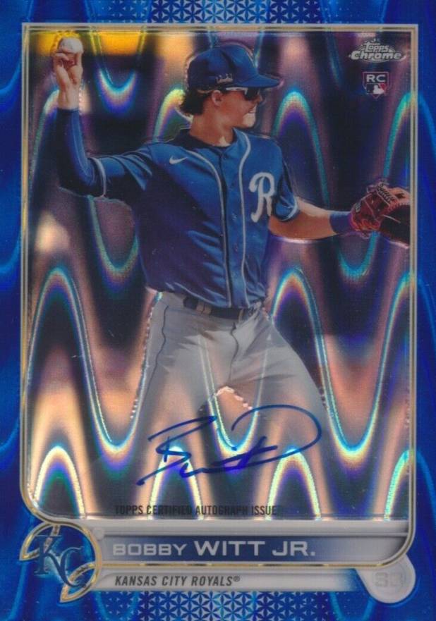 2022 Topps Chrome Rookie Autographs Bobby Witt Jr. #RABW Baseball Card