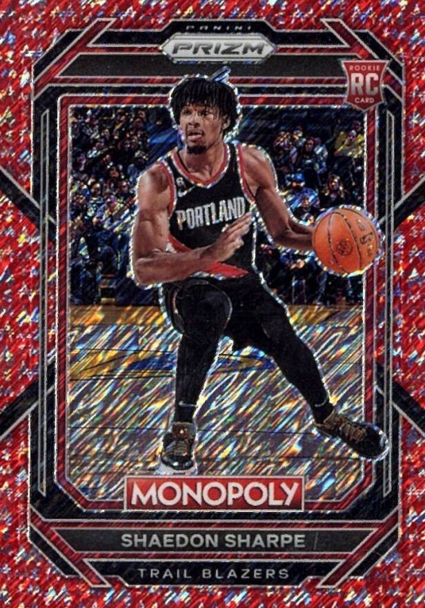 2022 Panini Prizm Monopoly Shaedon Sharpe #74 Basketball Card