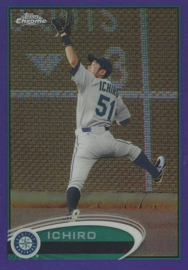 2012 Topps Chrome Ichiro Suzuki #100 Baseball Card